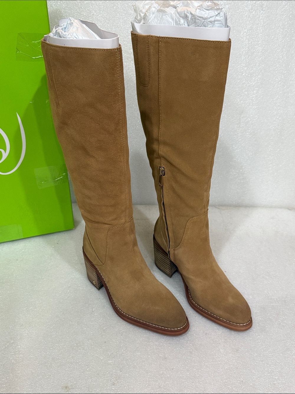 Sam Edelman Soyer Western Boot Golden Caramel